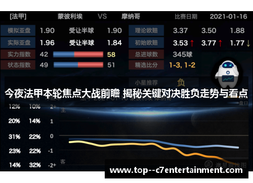 今夜法甲本轮焦点大战前瞻 揭秘关键对决胜负走势与看点